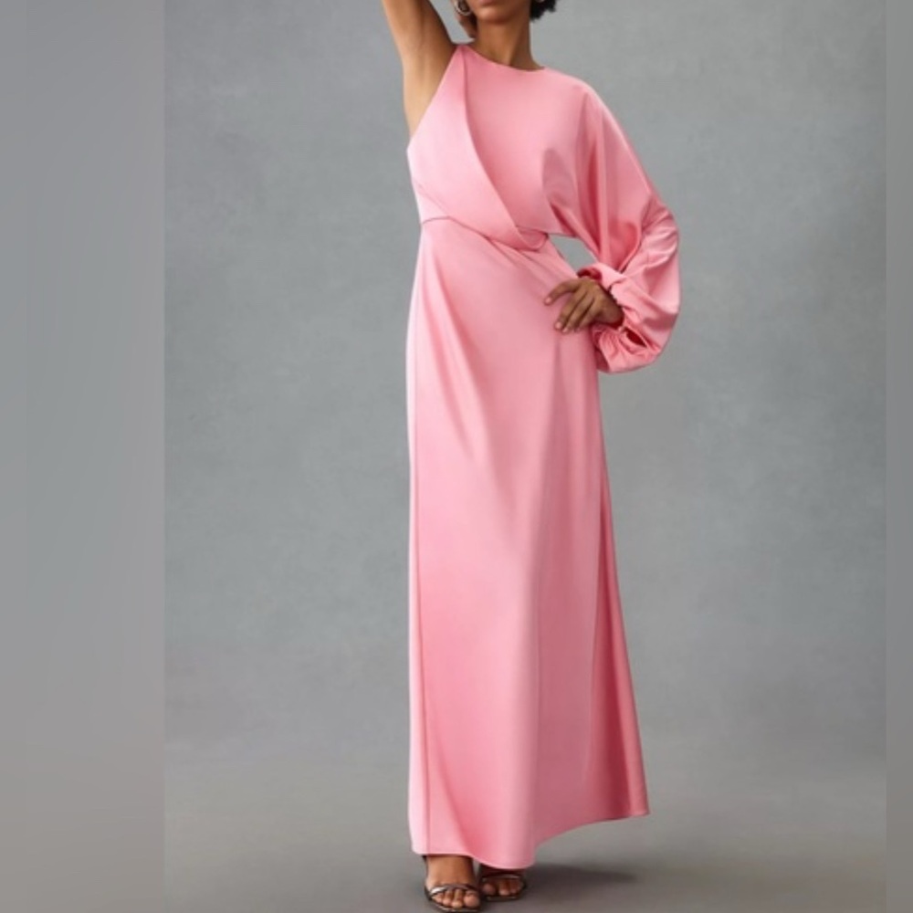 Significant Other One-Sleeve Column Dress in pink size 6